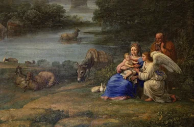 Paysage avec le repos pendant la fuite en Égypte